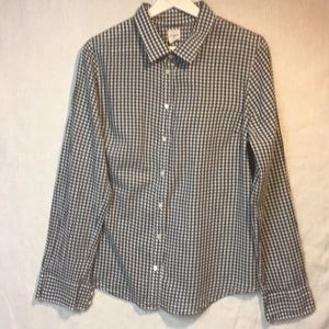 J. Crew gingham button down